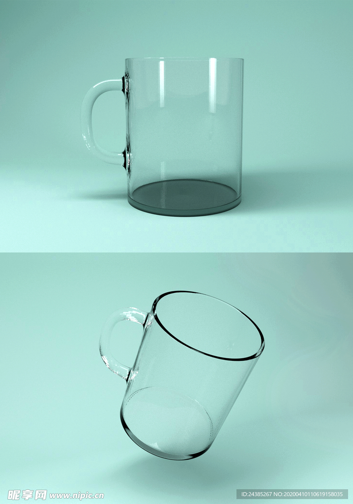 玻璃杯样机