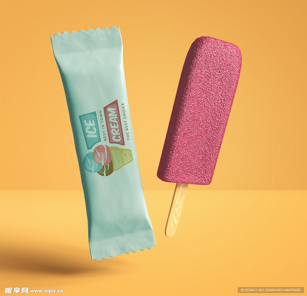 冰淇淋包装样机