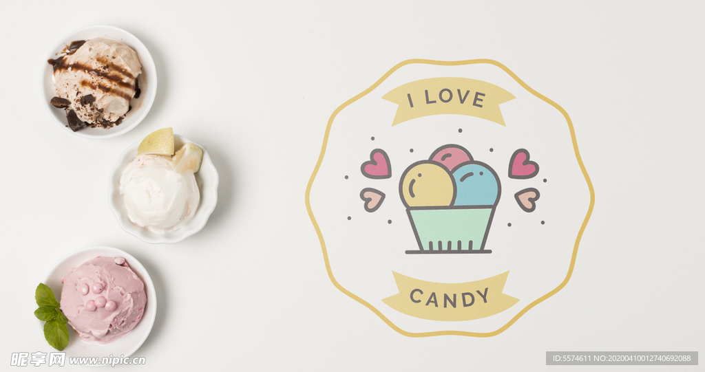 冰淇淋包装样机