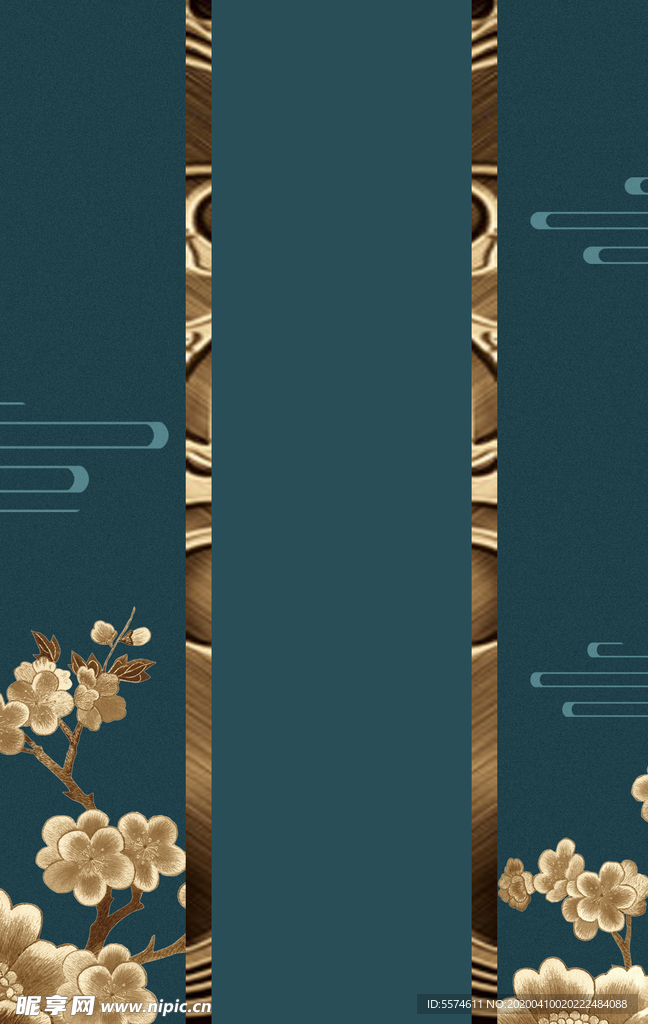 新中式海报背景