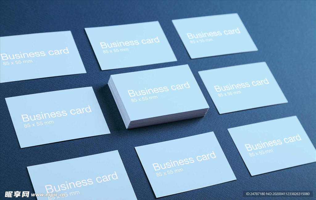 名片样机效果图