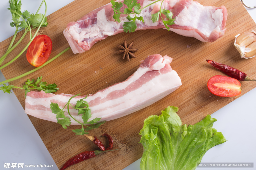 猪肉五花肉冷鲜肉图片