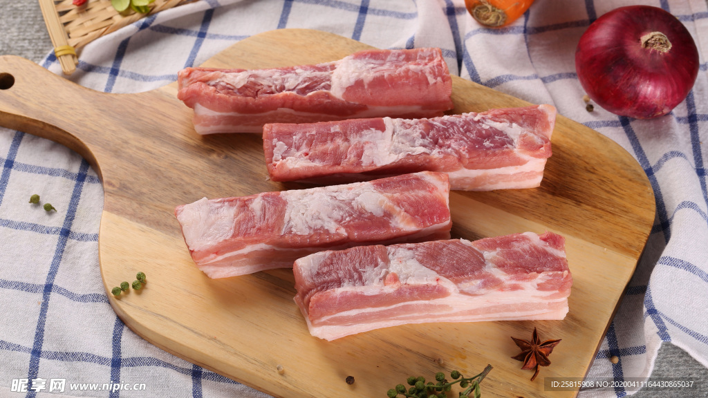 猪肉五花肉冷鲜肉图片