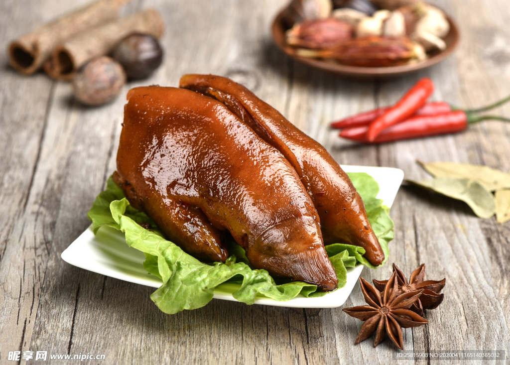 猪蹄卤猪蹄红烧猪蹄酱香猪蹄