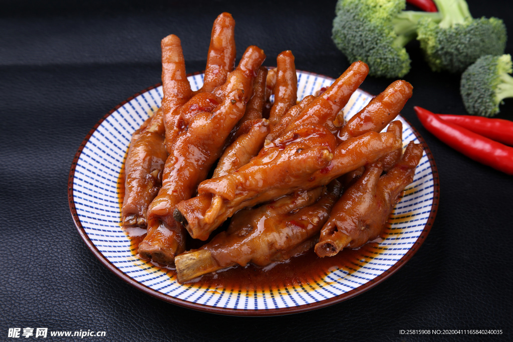 鸡爪凤爪美食图片