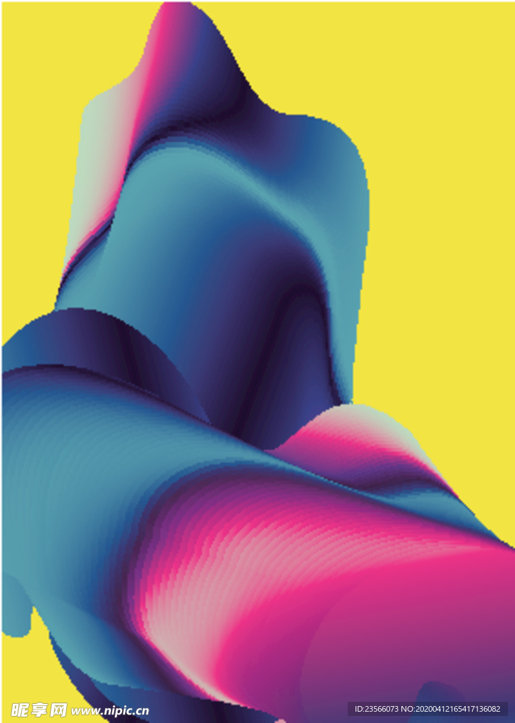 抽象炫彩液态图案