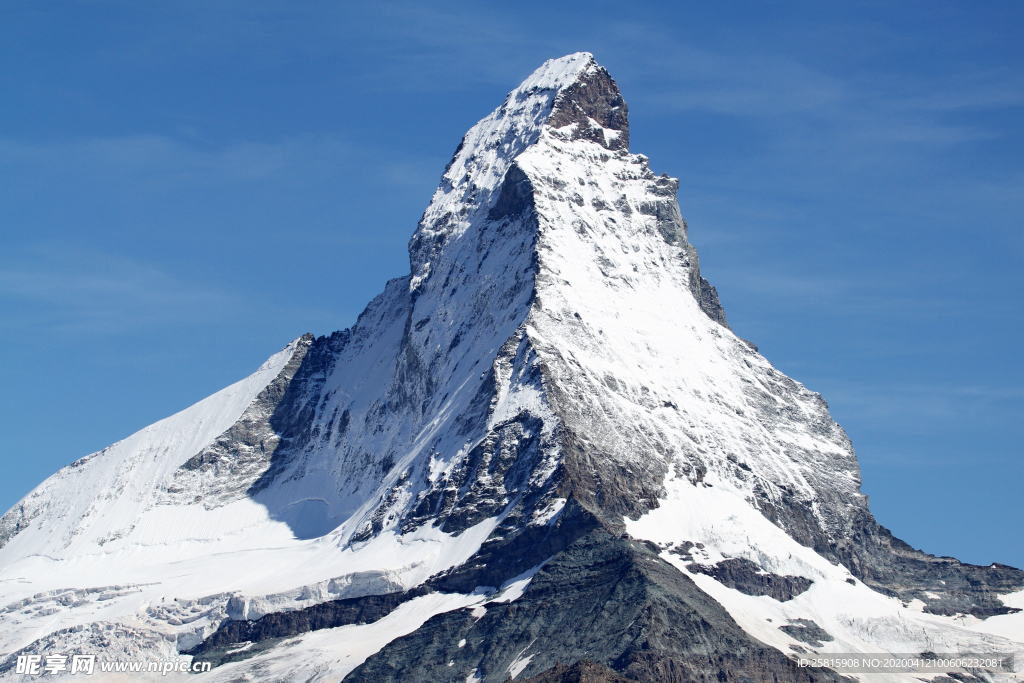 雪山冰川自然图片