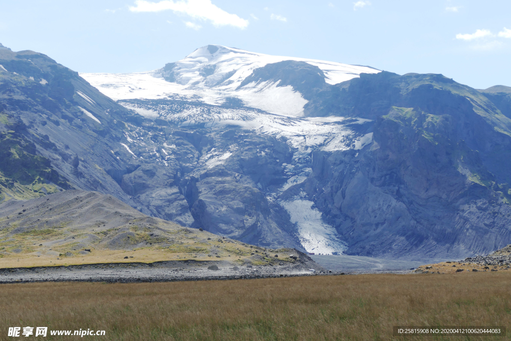 雪山冰川自然图片