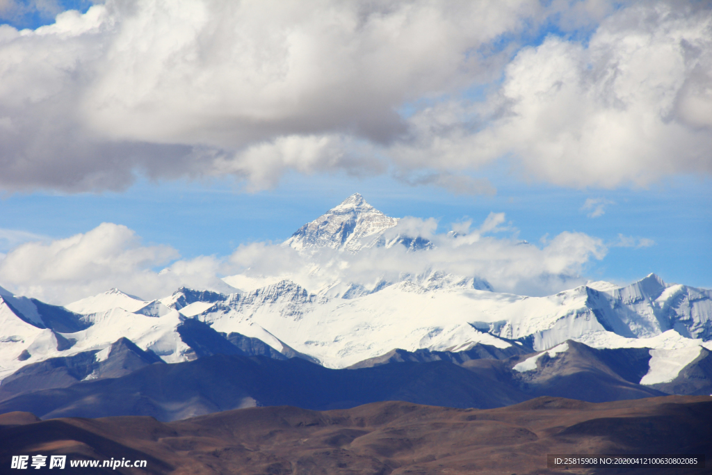 雪山冰川自然图片