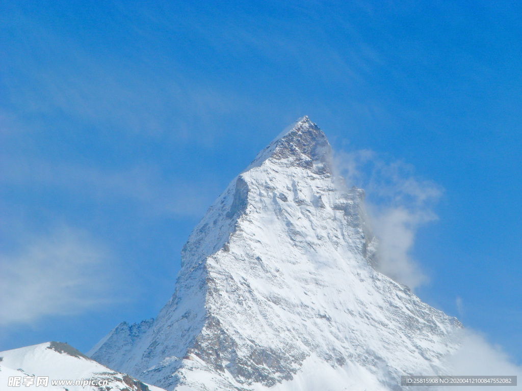 雪山冰川自然图片