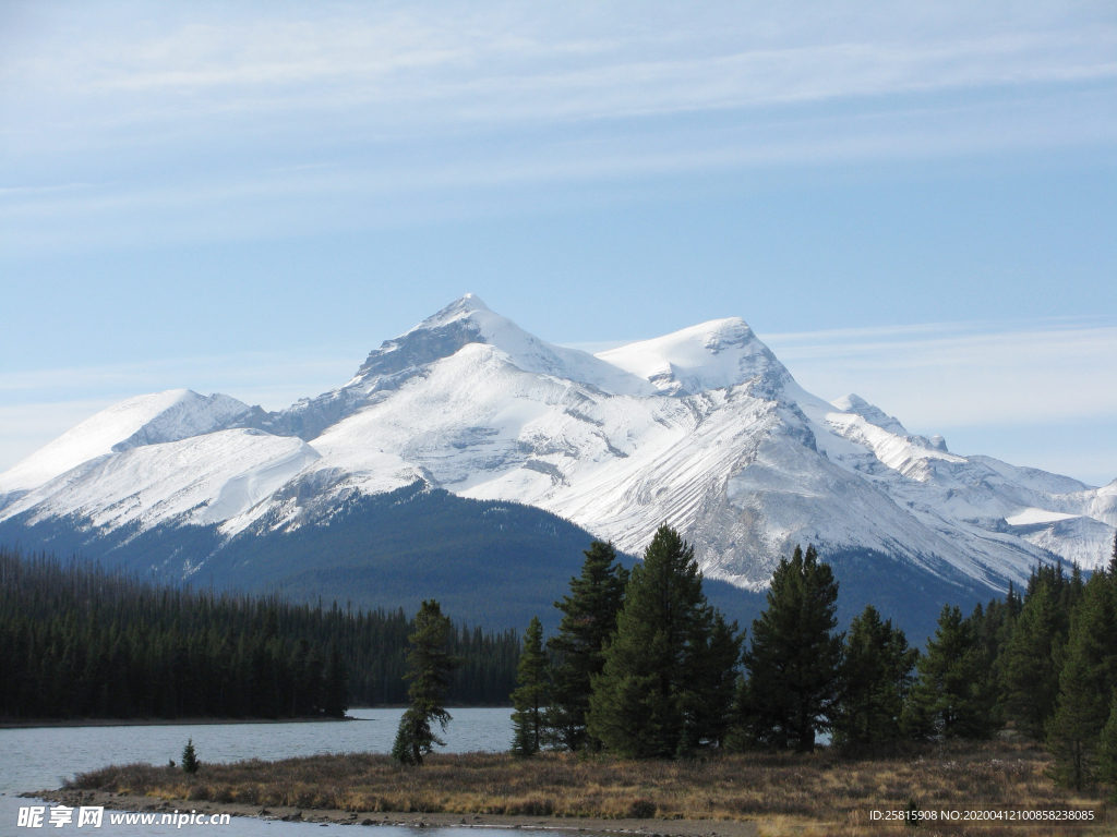 雪山冰川自然图片