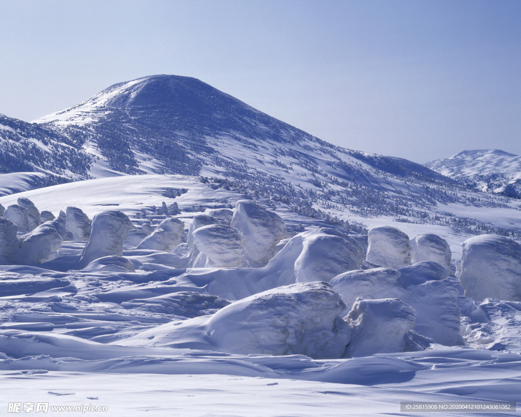雪山冰川自然图片
