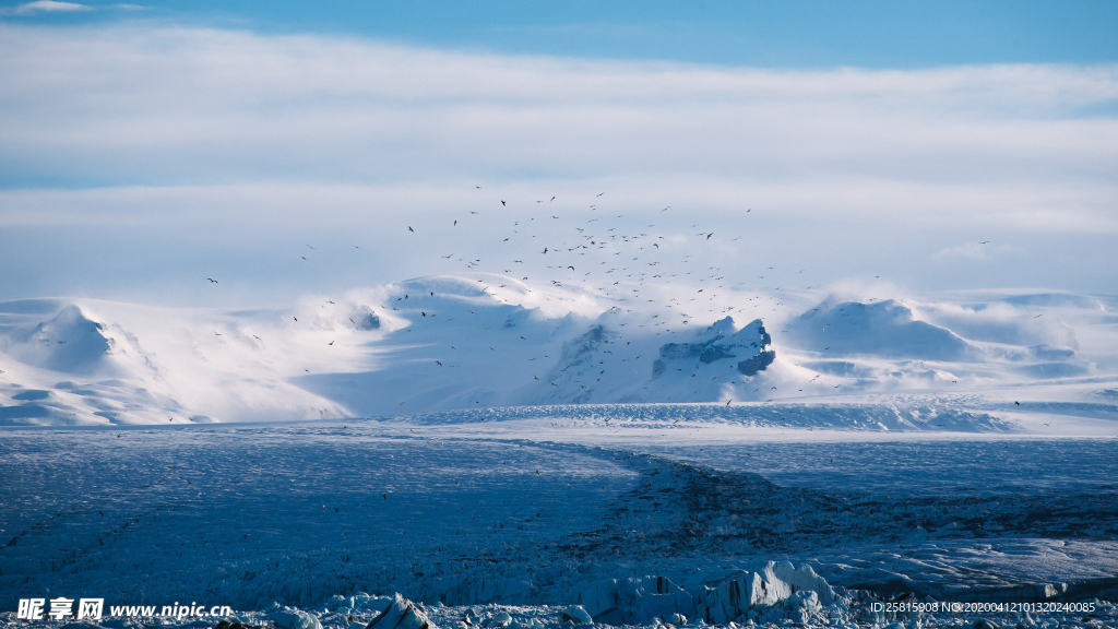 冰川雪山自然图片