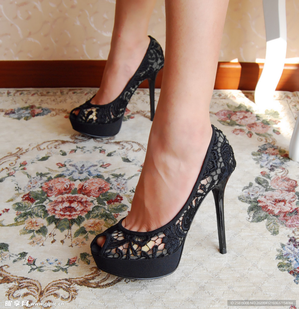 高跟鞋高跟靴高底鞋图片