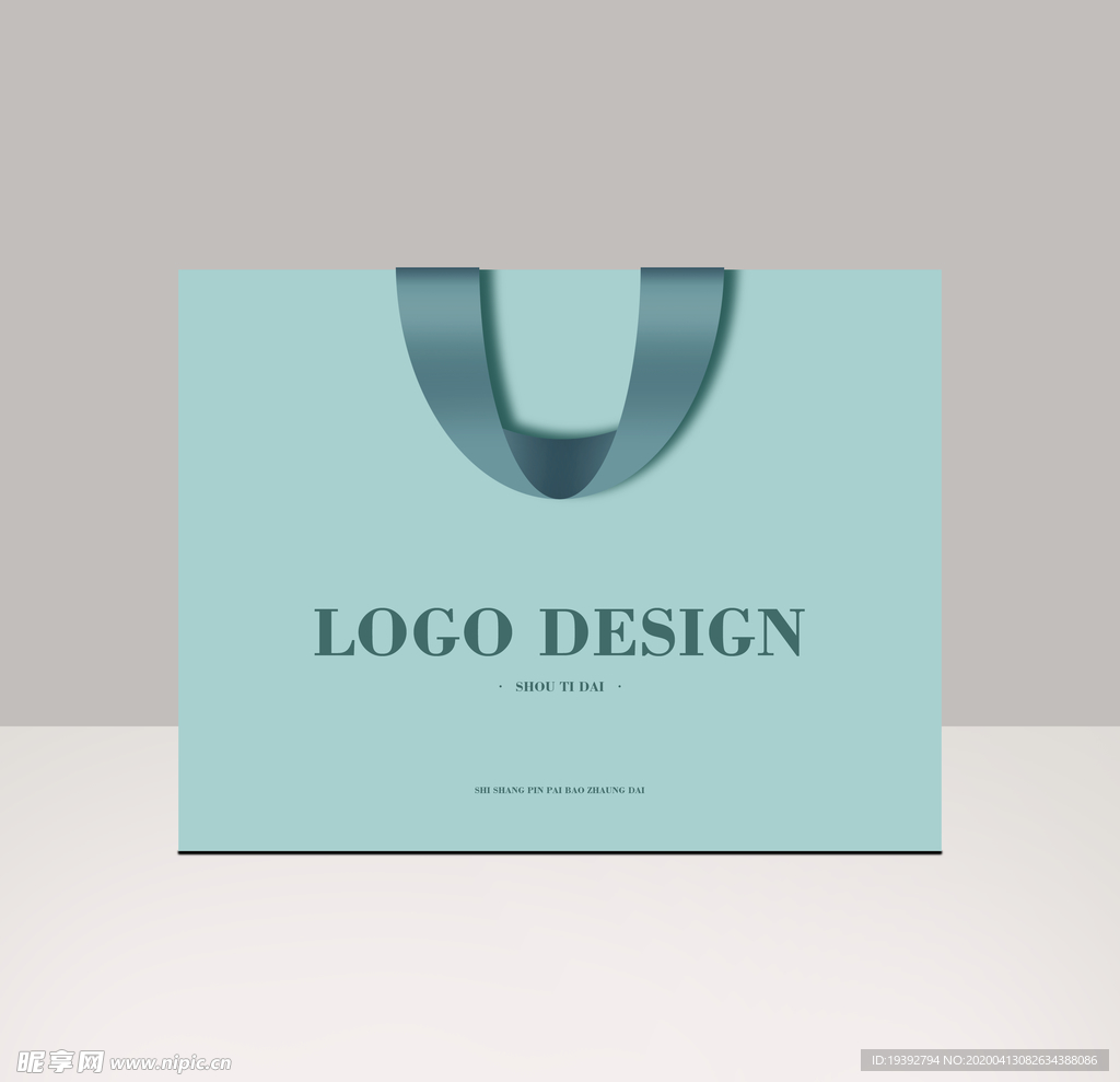 化妆品手提袋样机高清效果图