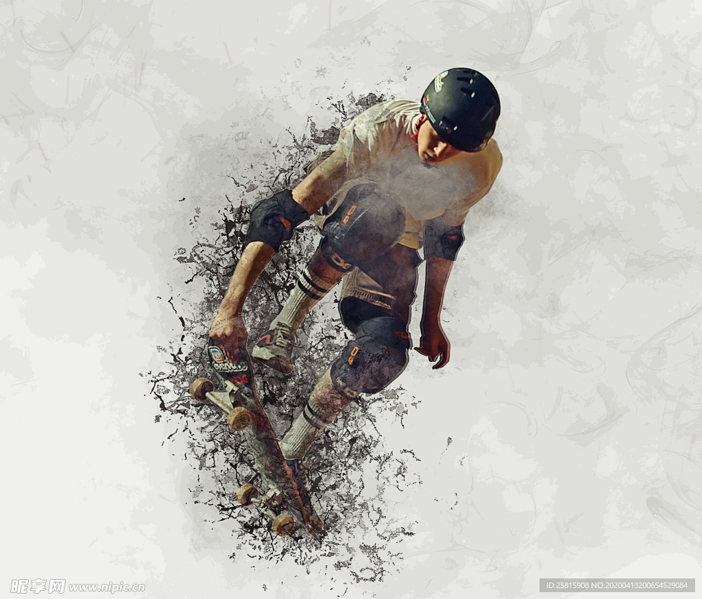 滑板休闲运动炫酷图片