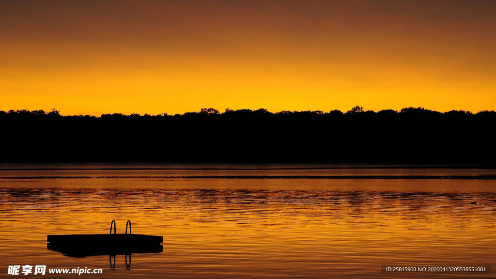 唯美夕阳天空云霞图片