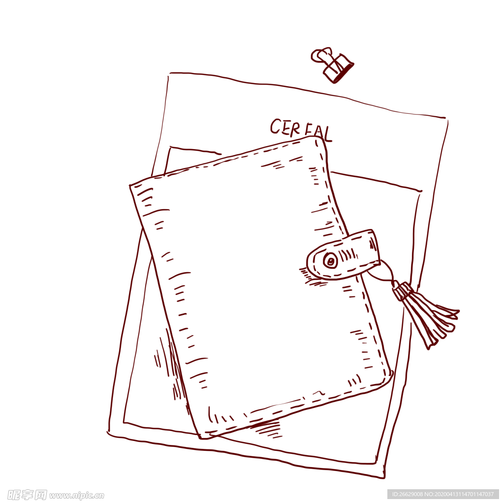 线稿 线稿素材 文具 小素材