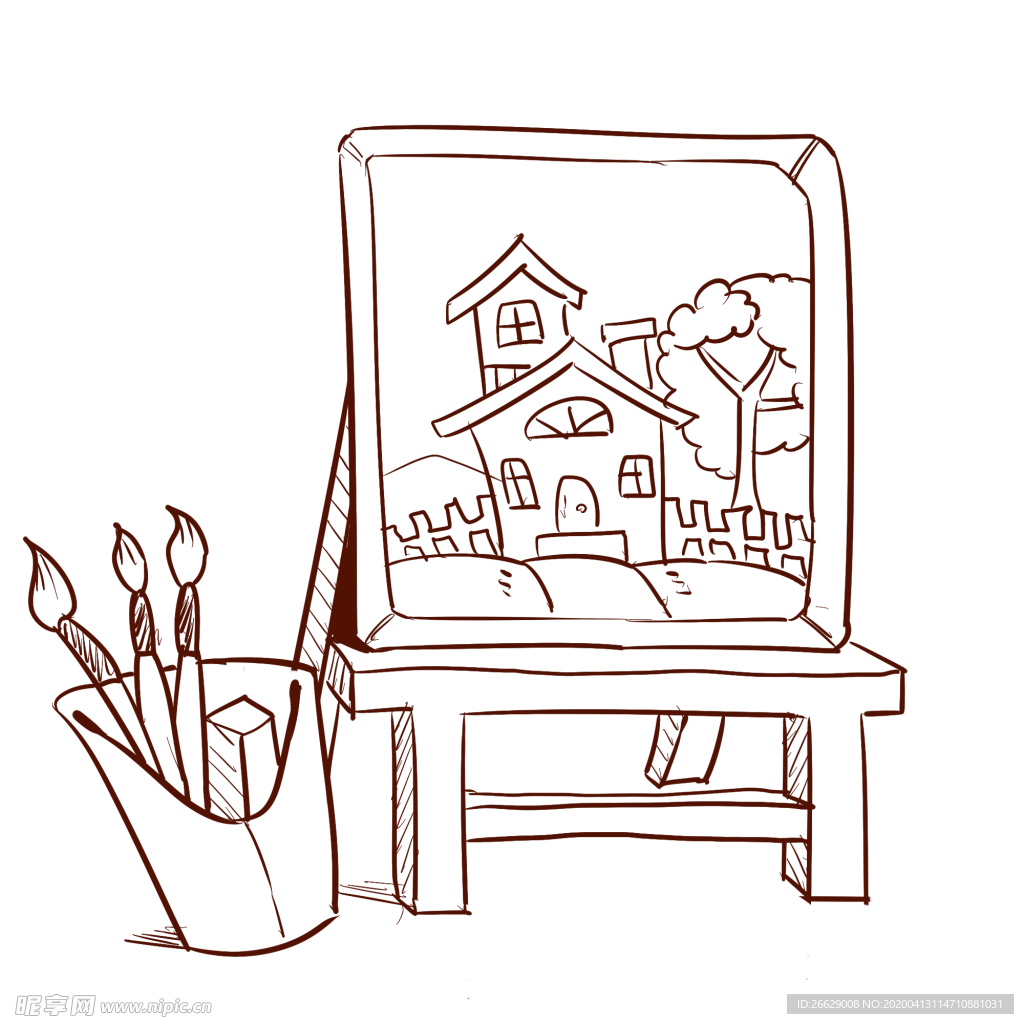 线稿 线稿素材 生活用品线稿