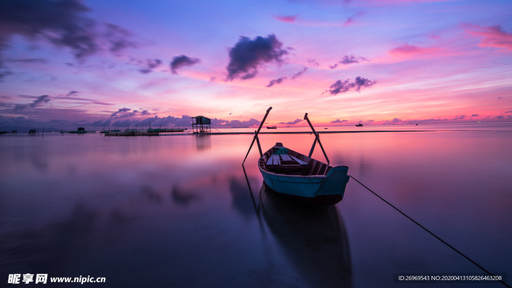 唯美夕阳摄影图片