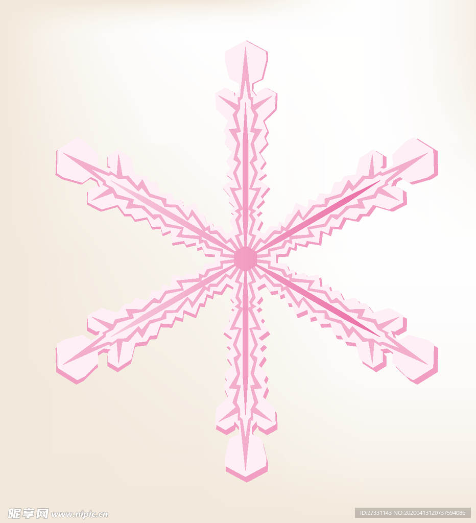 矢量雪花 雪花素材 雪花矢量素