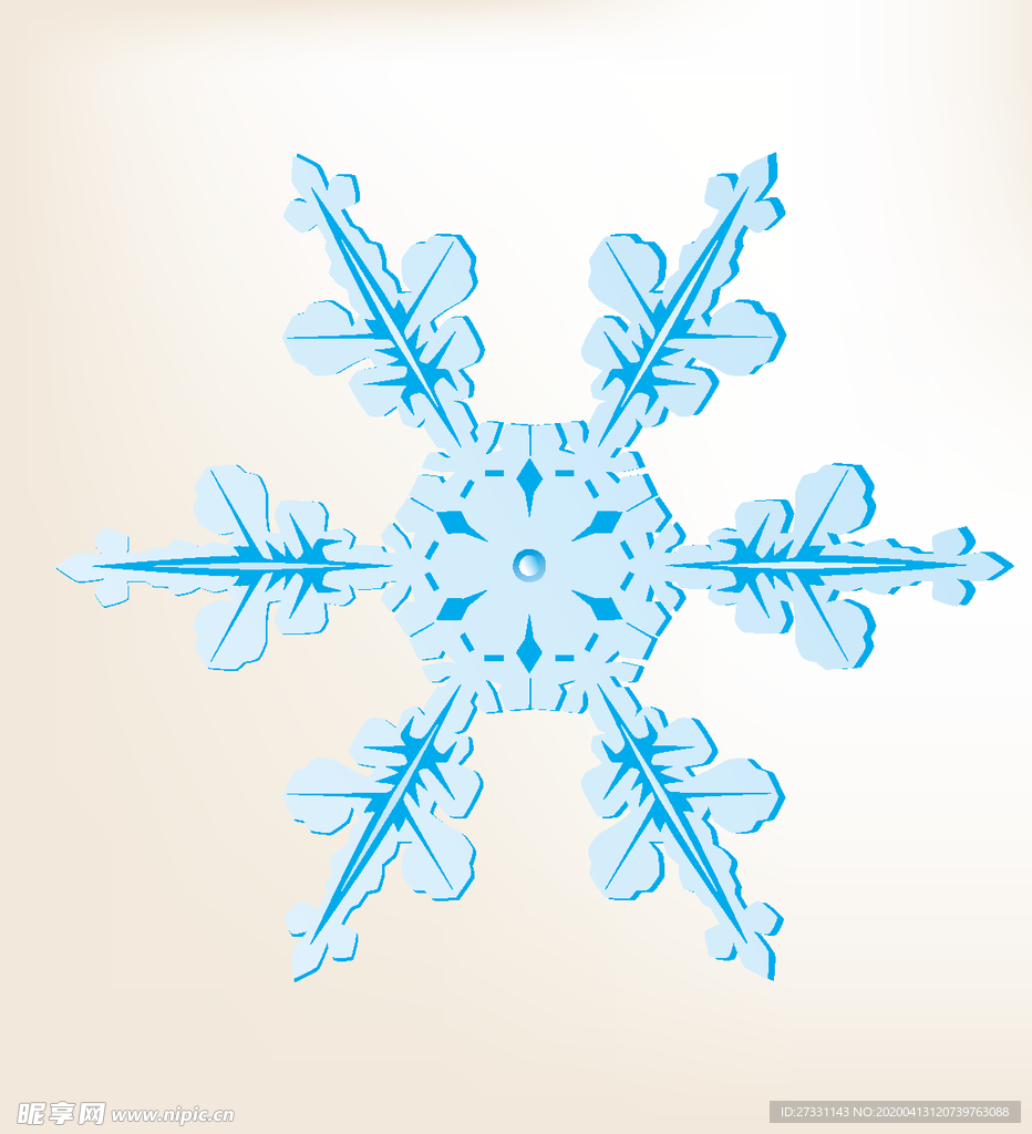 矢量雪花 雪花素材 雪花矢量素