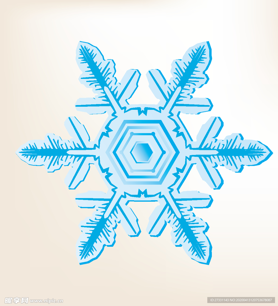 矢量雪花 雪花素材 雪花矢量素