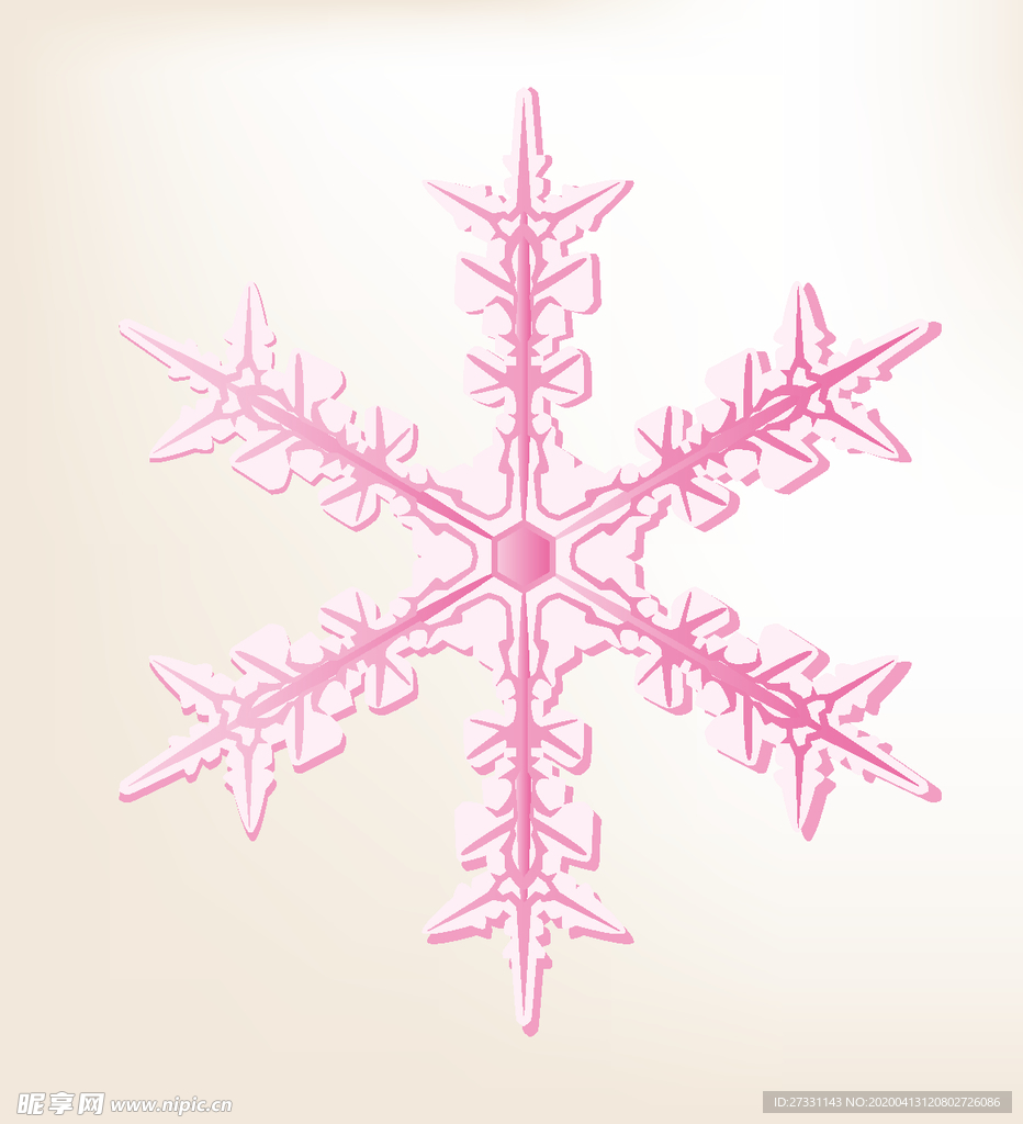 矢量雪花 雪花素材 雪花矢量素