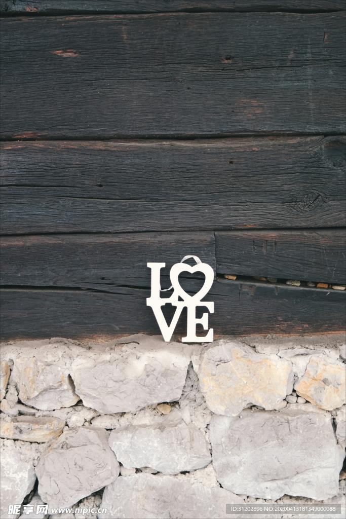 爱 love 木板 木纹