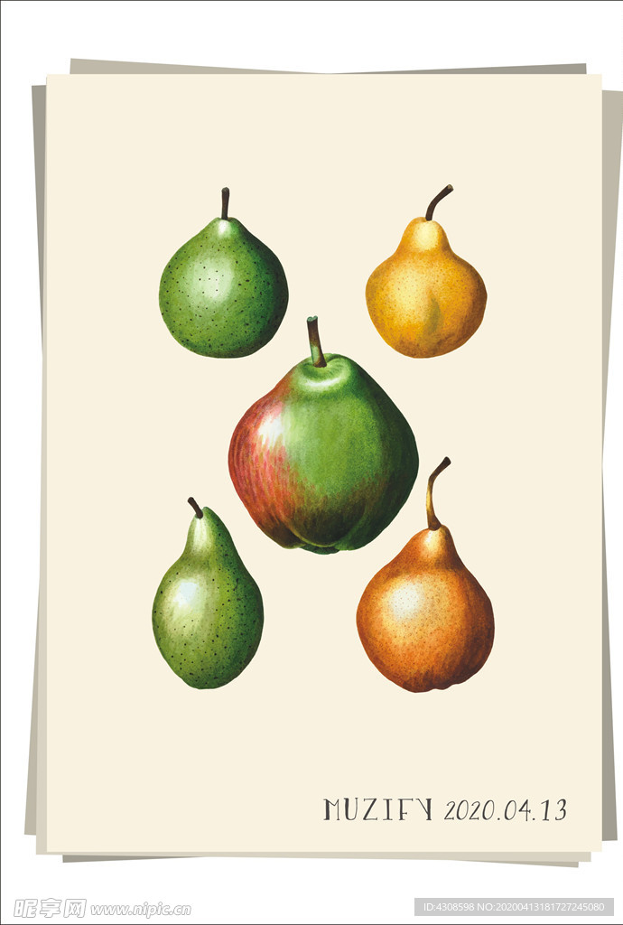 5款入 梨 水果图鉴