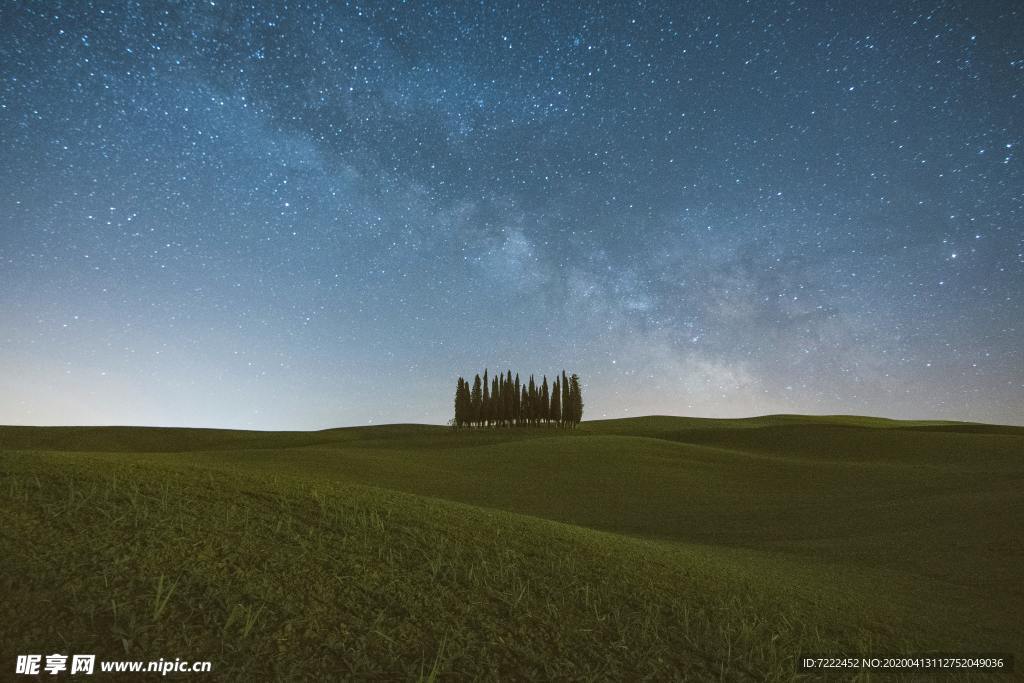 草原与星空
