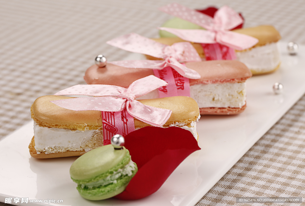 马卡龙积木冰激凌