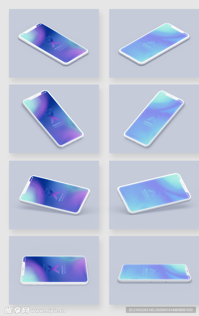 苹果手机立体模板图片