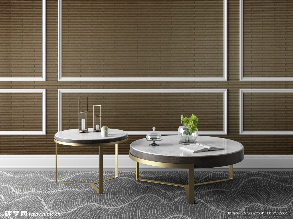 墙纸油画挂件装饰品展示空间