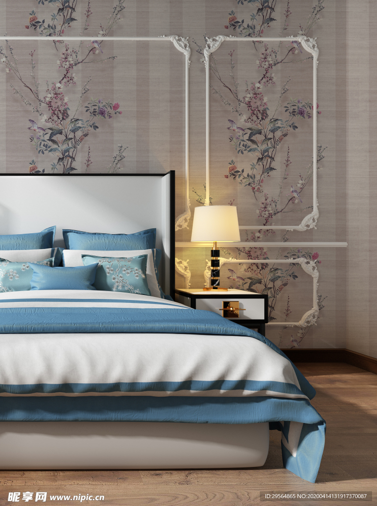 墙纸油画挂件装饰品展示空间