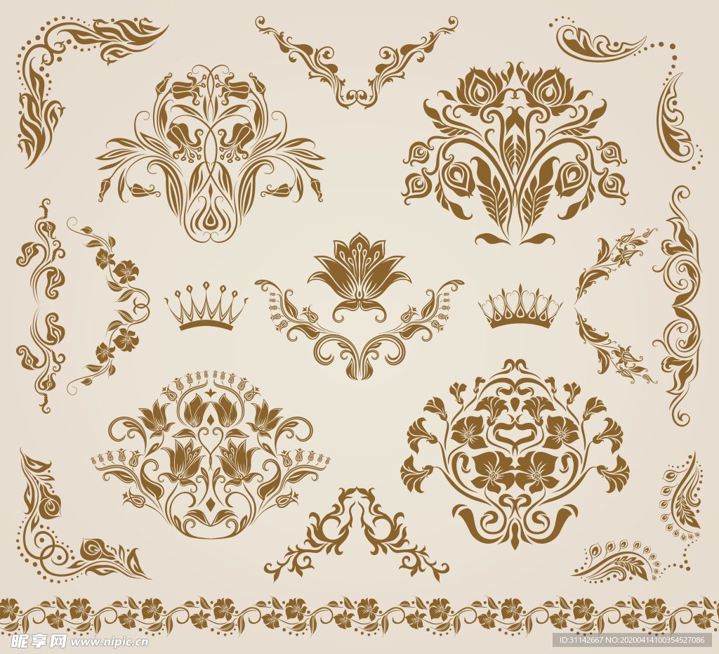 花卉装饰元素合集