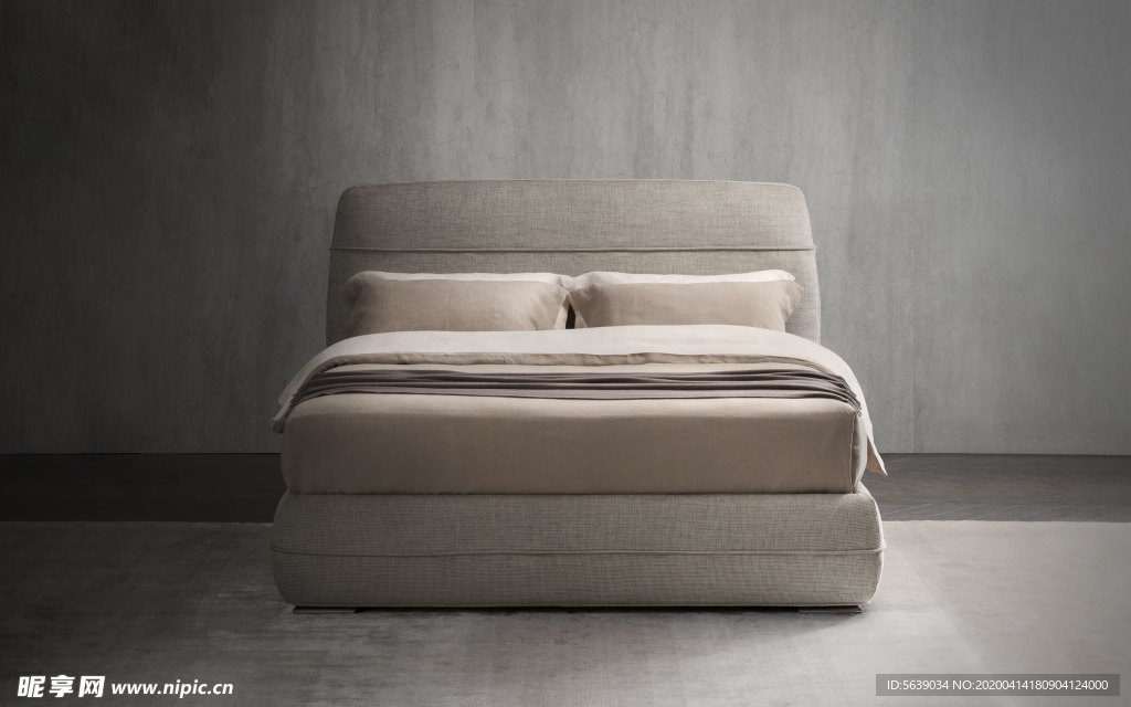 床 床架 床垫 室内效果图