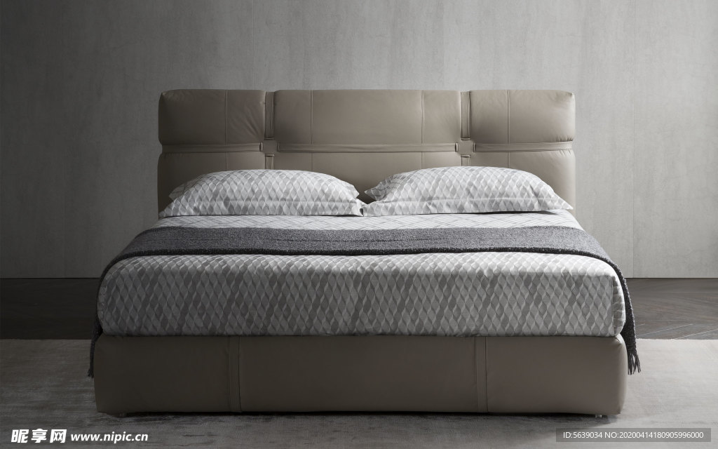 床 床架 床垫 室内效果图