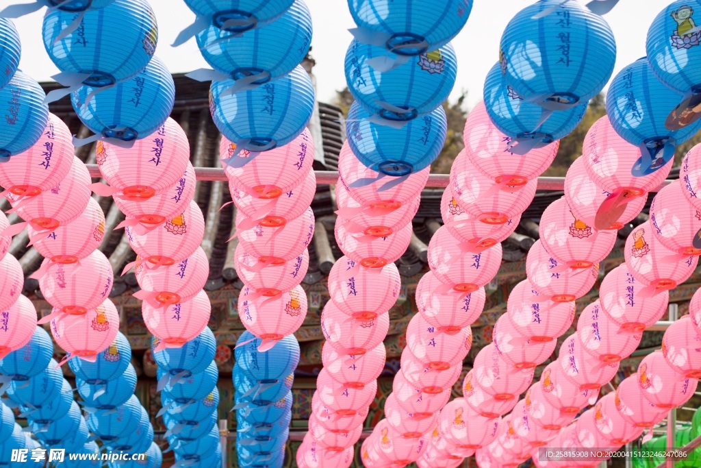 灯笼彩灯图片