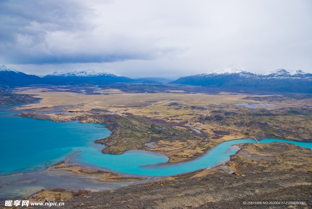 雪山冰川自然图片
