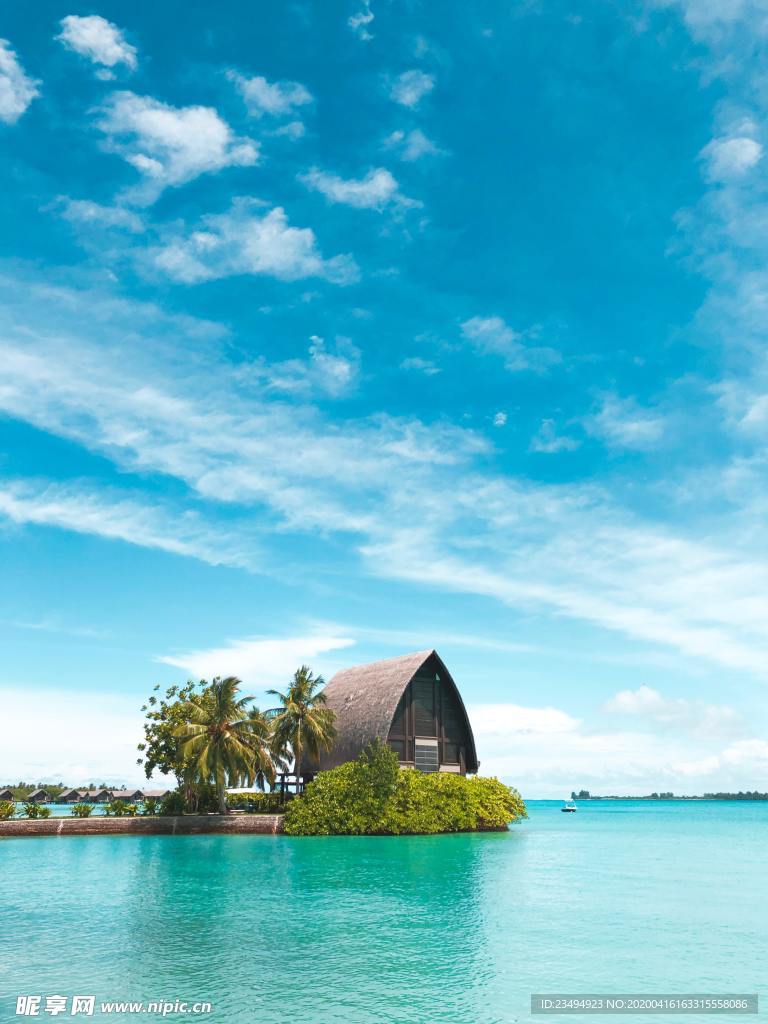 碧海蓝天蔚蓝大海