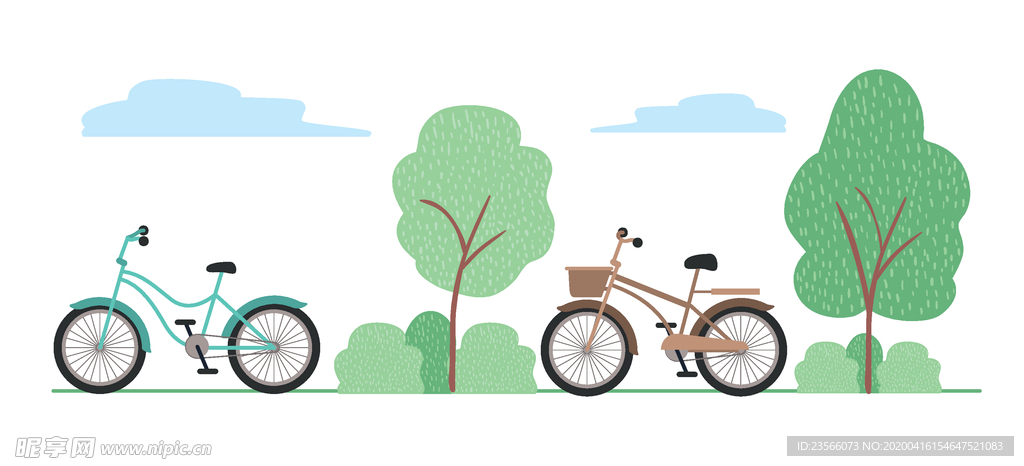 家庭成员生活插画