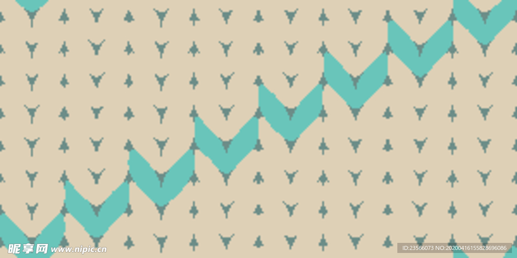 复古色调底纹印花