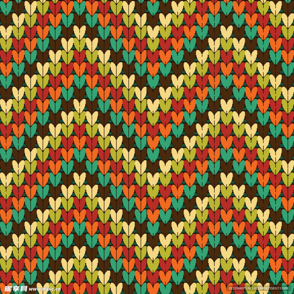 复古色调底纹印花