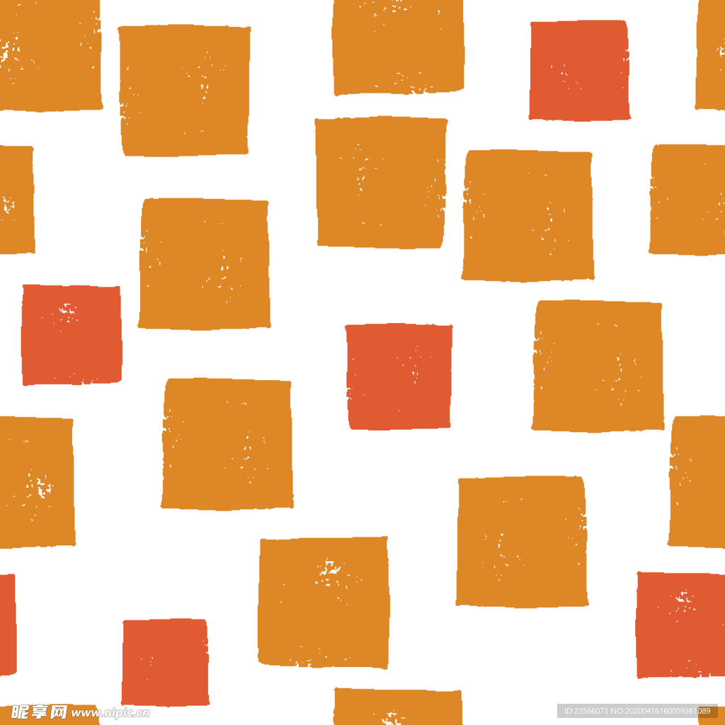 复古色调简约拼接图案