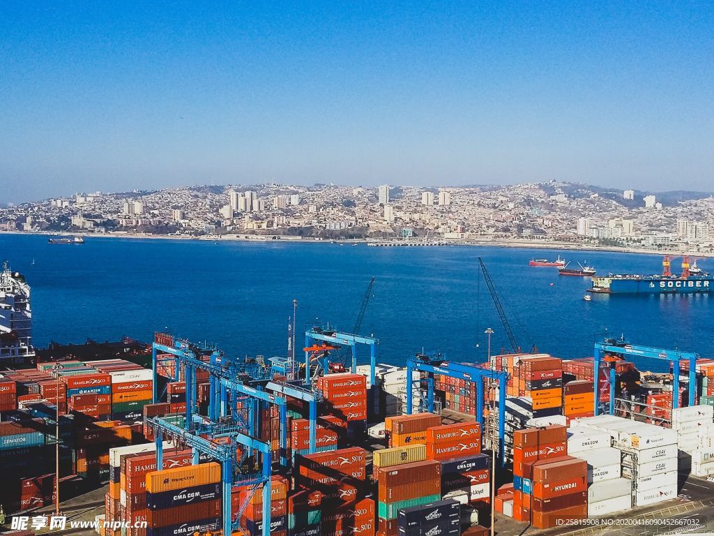 集装箱港口码头图片