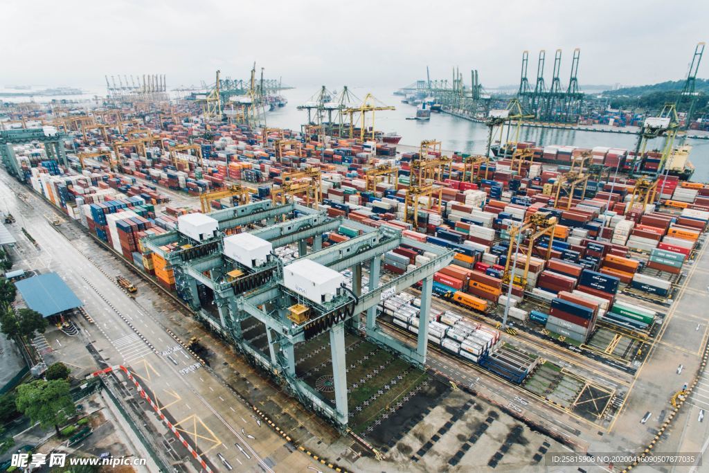 集装箱港口码头图片