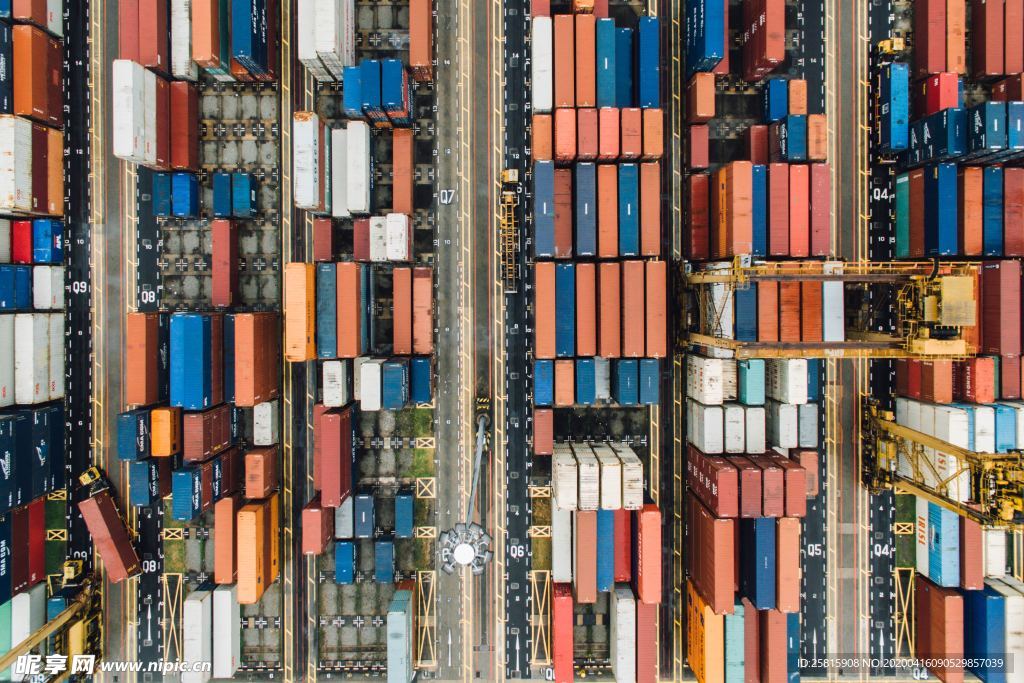 集装箱港口码头图片