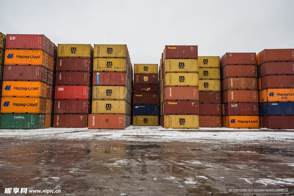 集装箱港口码头图片