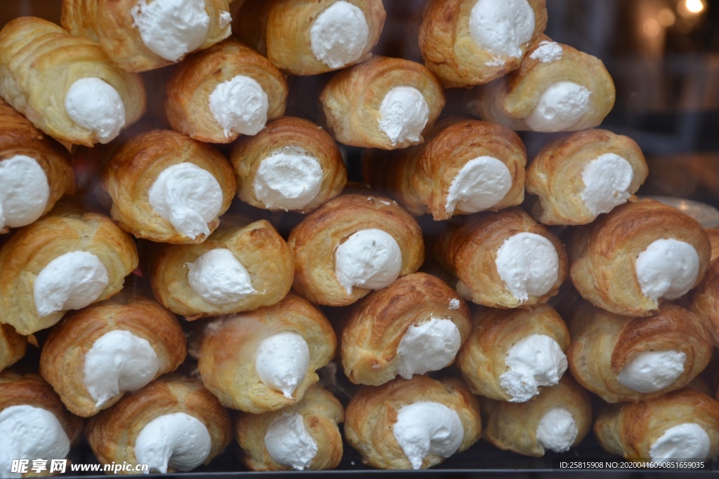 泡芙甜点烘焙图片